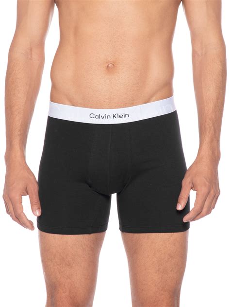 Cueca Boxer Cotton Monolith Calvin Klein Underwear Preto Shop2gether