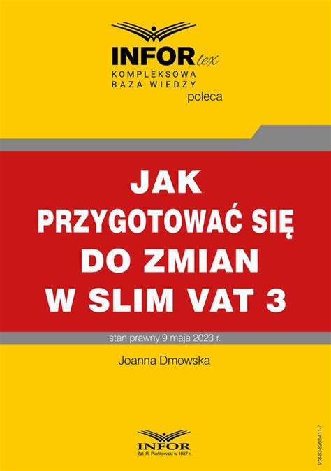 Ebook Jak Przygotowa Si Do Zmian Slim Vat Joanna Dmowska