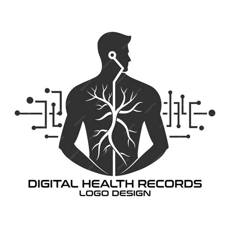 Premium Vector | Digital Health Records Vector Logo Design