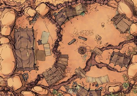 The Desert Map Assets Pack Battle Maps And Assets By 2 Minute Tabletop