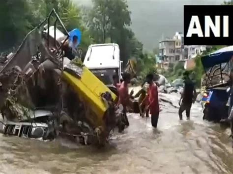 Himachal Weather Update Heavy Devastation Due To Cloudburst In Himachal