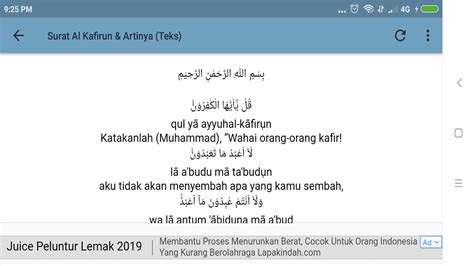 Detail Surat Al Kafirun Dengan Artinya Koleksi Nomer