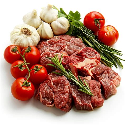 Premium Photo Sizzling Beef And Veggie Delight On A Clean White