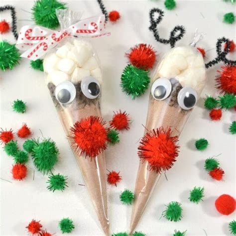 Reindeer Hot Chocolate Cones