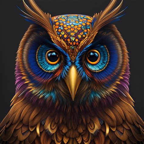 Premium Ai Image Owl Ai Generated Image