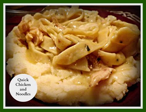 Chicken And Noodles With Mashed Potatoes Design Corral