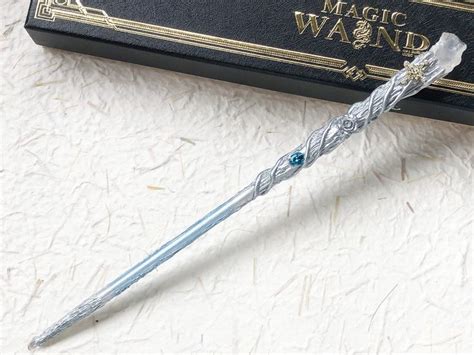 Crystal Wand White Witch Wand Gemstone Magic Wand Cosplay Prop