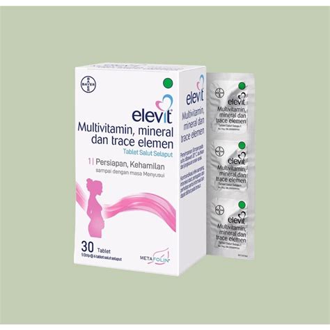 Jual Elevit Pregnancy Multivitamin Tablet Suplemen Ibu Hamil