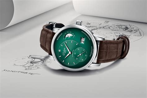 Introducing - Glashütte Original PanoMaticLunar Forest Green (Price)