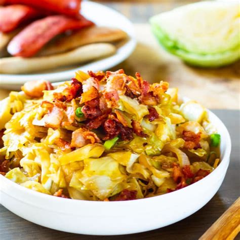 Sweet And Sour Cabbage With Bacon Spicy Southern Kitchen