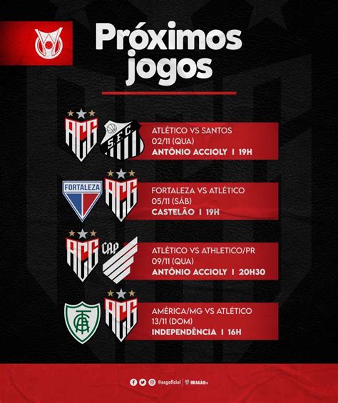 Atl Tico Goianiense On Twitter A Tabela De Jogos Do Atl Tico At O