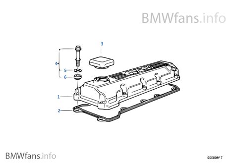 Cylinder Head Cover Bmw 3 E46 318i M43 Europe