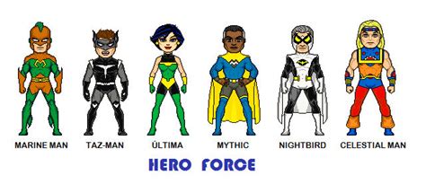 Hero Force And Allies By Eric Lamont By Opico On Deviantart