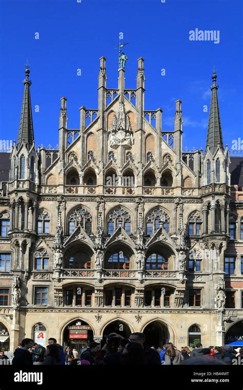 Munich, new City Hall Stock Photo - Alamy