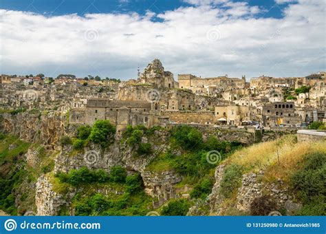 Church San Pietro Caveoso In Sassi Di Matera Basilicata Italy Stock