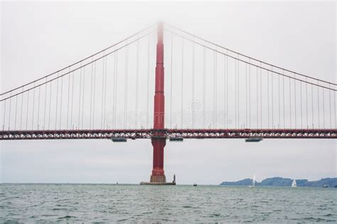 Iconic Golden Gate Bridge View San Francisco California Stock Photo