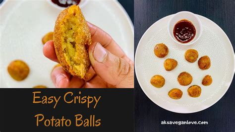 Easy Crispy Potato Balls No Deep Fry Youtube