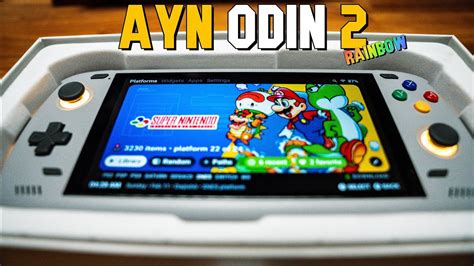 AYN Odin 2 Rainbow Edition First Look YouTube