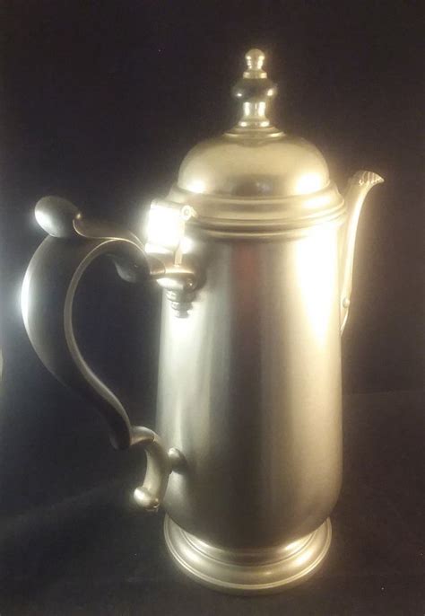 Oneida Pewter Coffee Pot Colonial Style 59218 Etsy Colonial Style