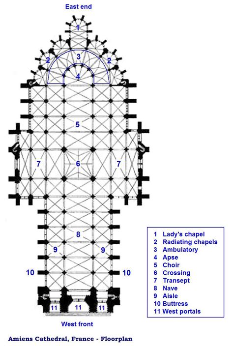 Gothic Church Floor Plan - floorplans.click