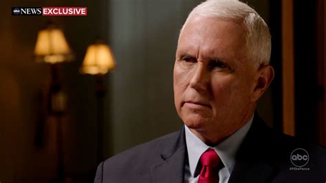 Mike Pence Says Trumps Jan 6 Actions Were Reckless In Abc Interview