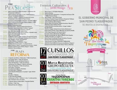 Feria San Pedro Tlaquepaque 2022 Ferias de México