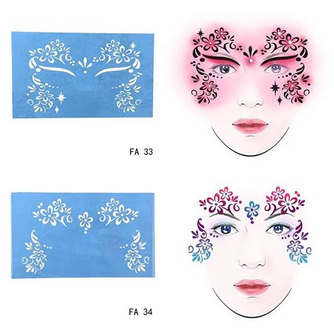 Face Paint Stencil Printable