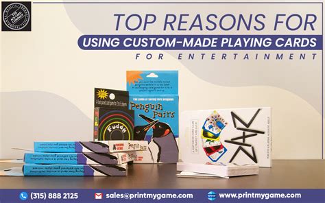 Top Reasons For Using Custom-Made Playing Cards For Entertainment