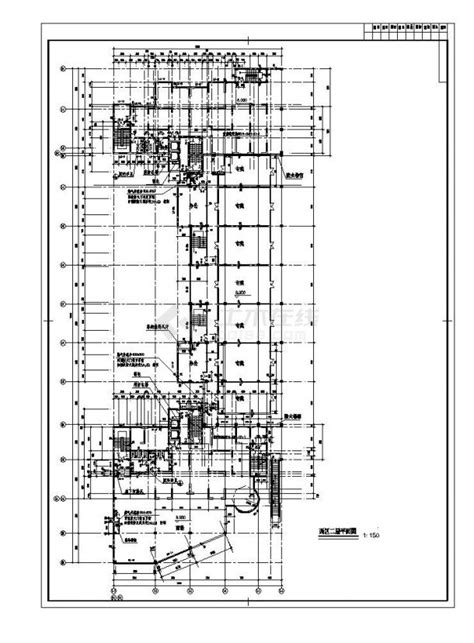 某商场cad平面布置图商业建筑土木在线