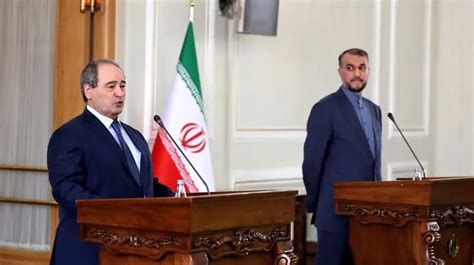 Syria Backs Ally Iran Amid ‘attack Foreign Minister • The Syrian