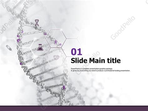 Dna Powerpoint Template 고퀄리티 프레젠테이션 템플릿 굿펠로