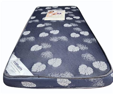 4 Inches Single Blue Indifoam Kairavi Ortho Deluxe Mattress For Bed At