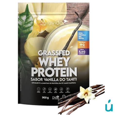 Grassfed Whey Protein Pura Vida Vanilla Tahiti Baunilha G