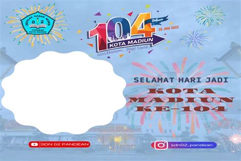 Kumpulan Link Twibbon Hari Jadi Kota Madiun Ke Tahun Desain