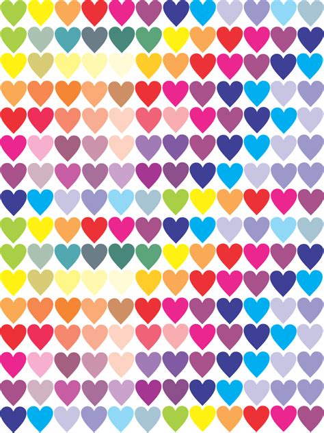 Corazones De Colores Png