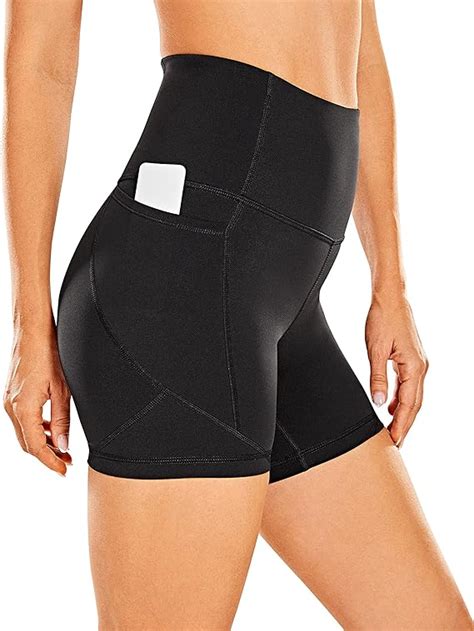 Crz Yoga Women S Naked Feeling Biker Shorts Inches High Waisted Gym