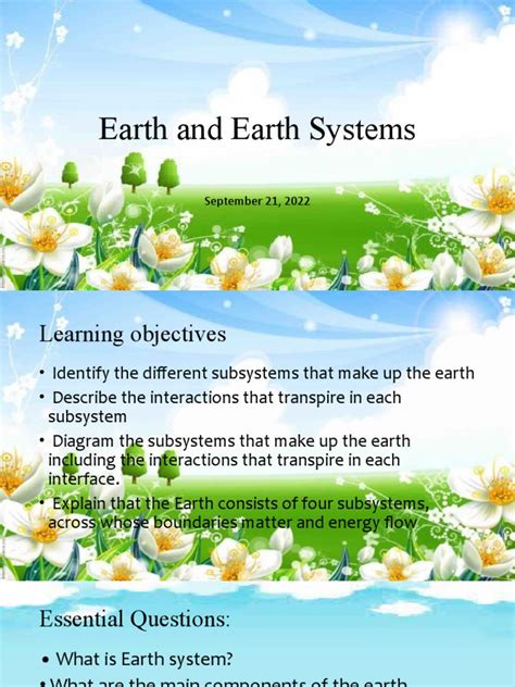 Understanding Earth's Spheres: A Presentation on the Interconnected ...