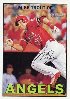 Topps Heritage Mike Trout Trading Card Database