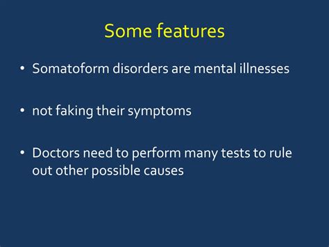 Ppt Somatoform Disorders Powerpoint Presentation Free Download Id 9476037