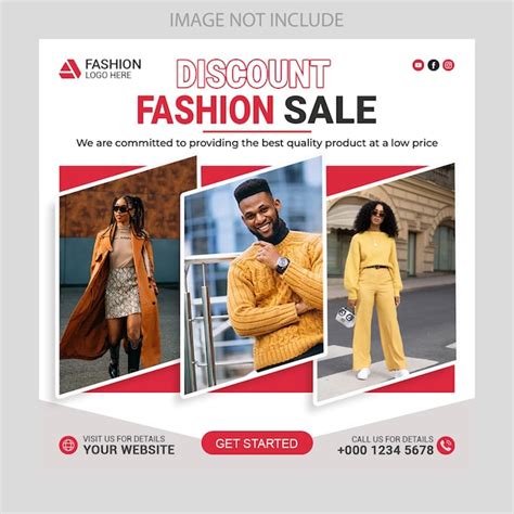 Premium PSD Fashion Sale Social Media Post And Web Banner Template