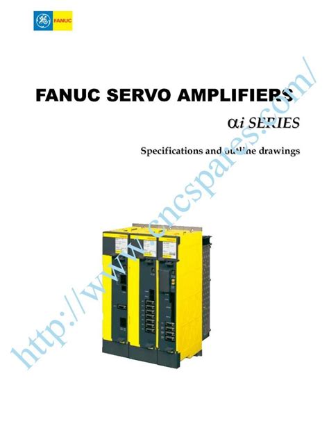 Pdf Fanuc Servo Amplifiers Cnc Spares Fanuc Servo Amplif Ier