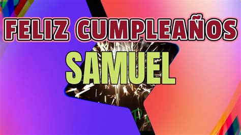 Feliz Cumpleaños Samuel Versión Rock YouTube