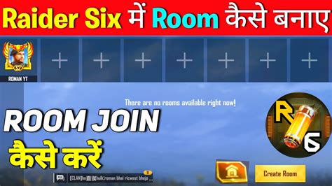 How To Create Room In Raider Six How To Join Custom Room In Raider