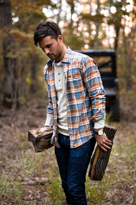 Southernshirt Mensfashion Fall Flannel Outfits Men Shirt Outfit