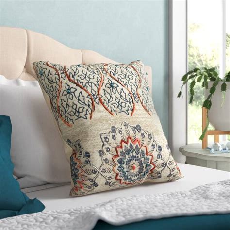 Mistana Fritch Square Cotton Pillow Cover Insert Reviews Wayfair