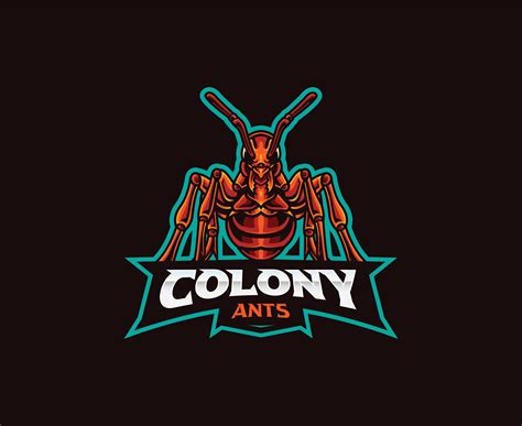 Ant mascot logo design. Ant insect colonize vector illustration. Logo ...