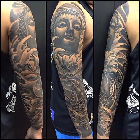 Buddhist Sleeve Tattoos