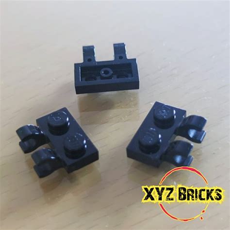 Jual Lego Original Parts Plate X With Vertical Holder Black