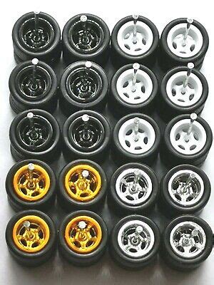 HOT WHEELS REAL RIDERS WHEELS RUBBER TIRES 5 SPOKE 10MM 10 SETS MIX COLORS EBay