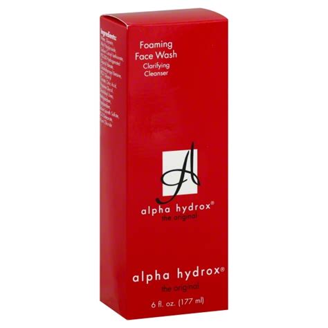 Alpha Hydrox Foaming Face Wash 6 Oz